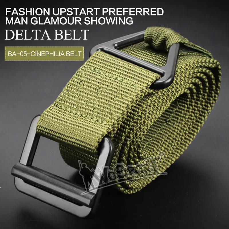 Cinturón de combate táctico de caza para hombres, cinturón ajustable CQB militar, nailon, accesorios para Airsoft de tiro al aire libre - imagen 2