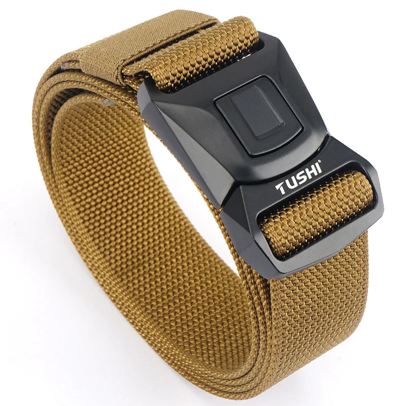 Cinturón táctico de lona recreativo al aire libre, mono de entrenamiento, cinturón - imagen 3