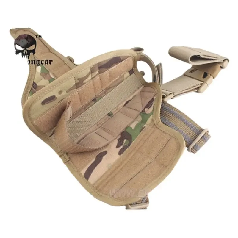 Emersongear Tornado Universal táctico muslo funda gota pierna pistola bolsa Airsoft caza Trekking Nylon EM6204 - imagen 4
