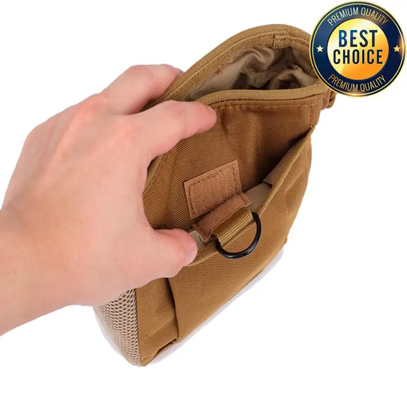 Bolsa de reciclaje portátil al aire libre, bolsa Molle de nailon 600D, bolsa táctica para escalada, engranaje EDC, deportes, caza, entrenamiento - imagen 5