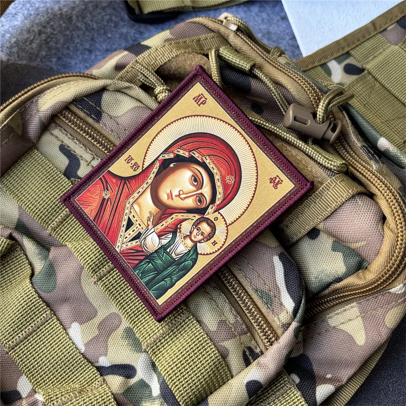 Parche táctico de moral cristiano – Velcro para mochila y uniforme