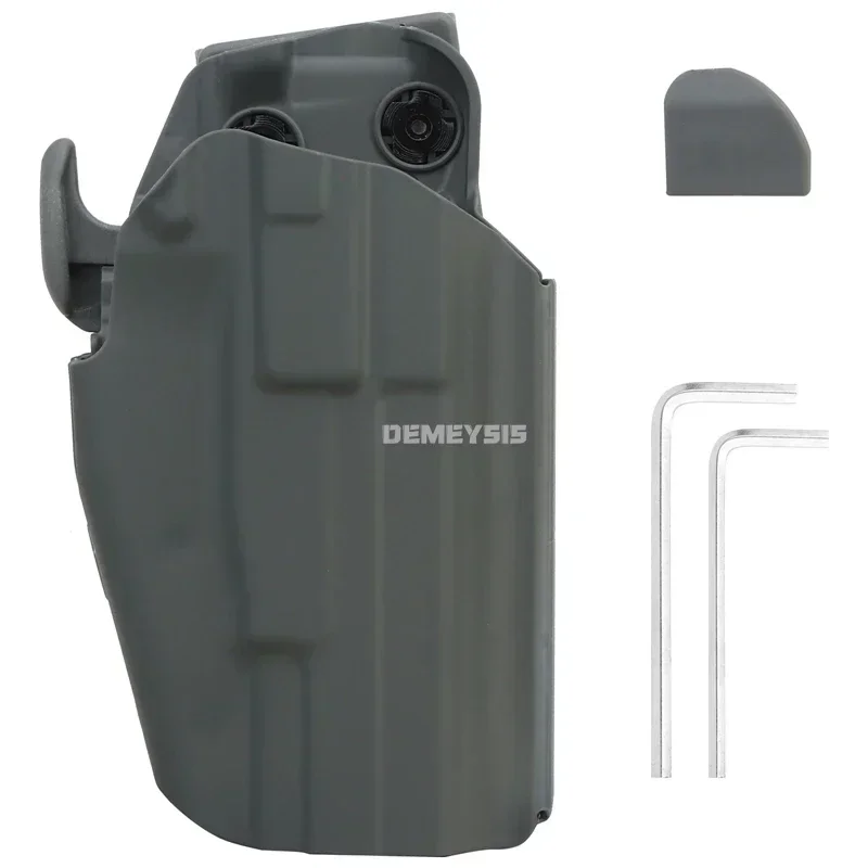 Funda para pistola derecha izquierda, funda de transporte ajustable para pistola de caza y tiro, funda de transporte ligera para pistolas tácticas - imagen 4