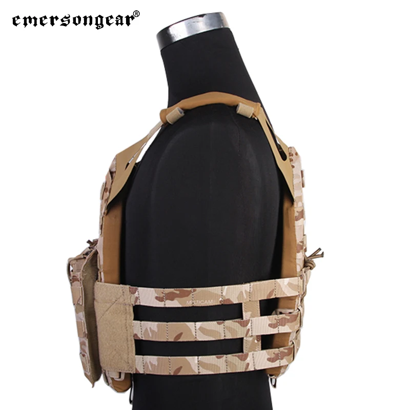 Emersongear chaleco táctico MOLLE para JPC Airsoft Paintball pecho protector puente placa portador Trekking combate MCAD 11,11 ventas - imagen 4