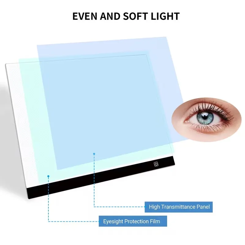 Tablero LED A3 ultradelgado uso outdoor dibujo mapas tácticos - imagen 4