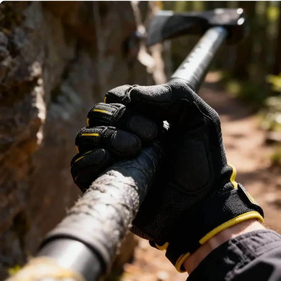 Guantes tácticos outdoor de dedos completos y recortados motociclismo - imagen 3