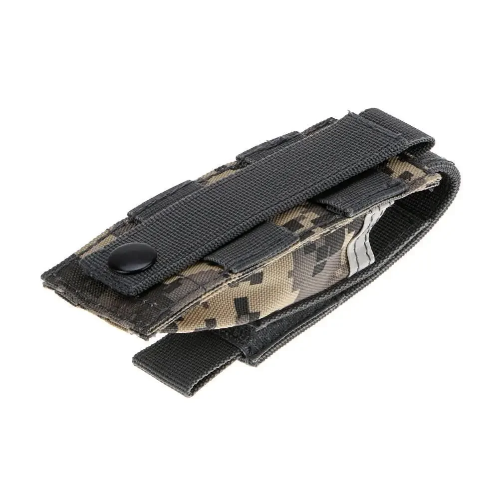 Funda táctica pistola con sistema MOLLE para linterna y cargador - imagen 4