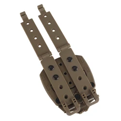 Chaleco de caza táctico MOLLE soporte de placa adaptadora de Base de 360 grados