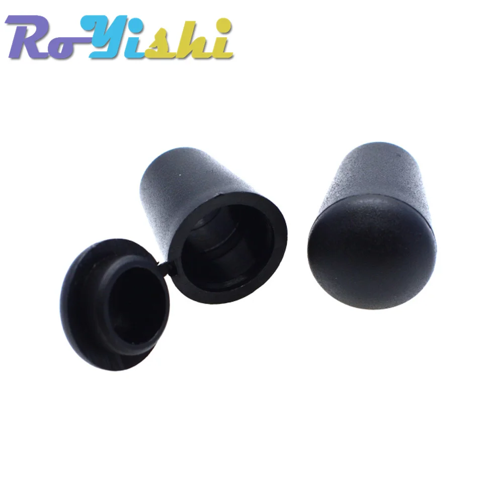 Tapón de campana con tapa, extremos de cable, cierre de plástico, Clip de palanca negro para Paracord, accesorios de ropa, 10 unids/lote por paquete - imagen 5