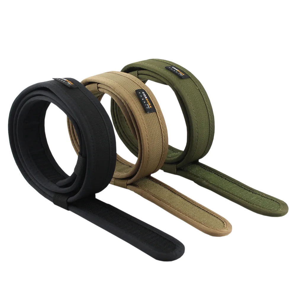 Cinturón táctico de 1,5 pulgadas para hombre, cinturón de combate de caza, gancho y bucle ajustables, cinturón de nailon para caza Airsoft al aire libre - imagen 2