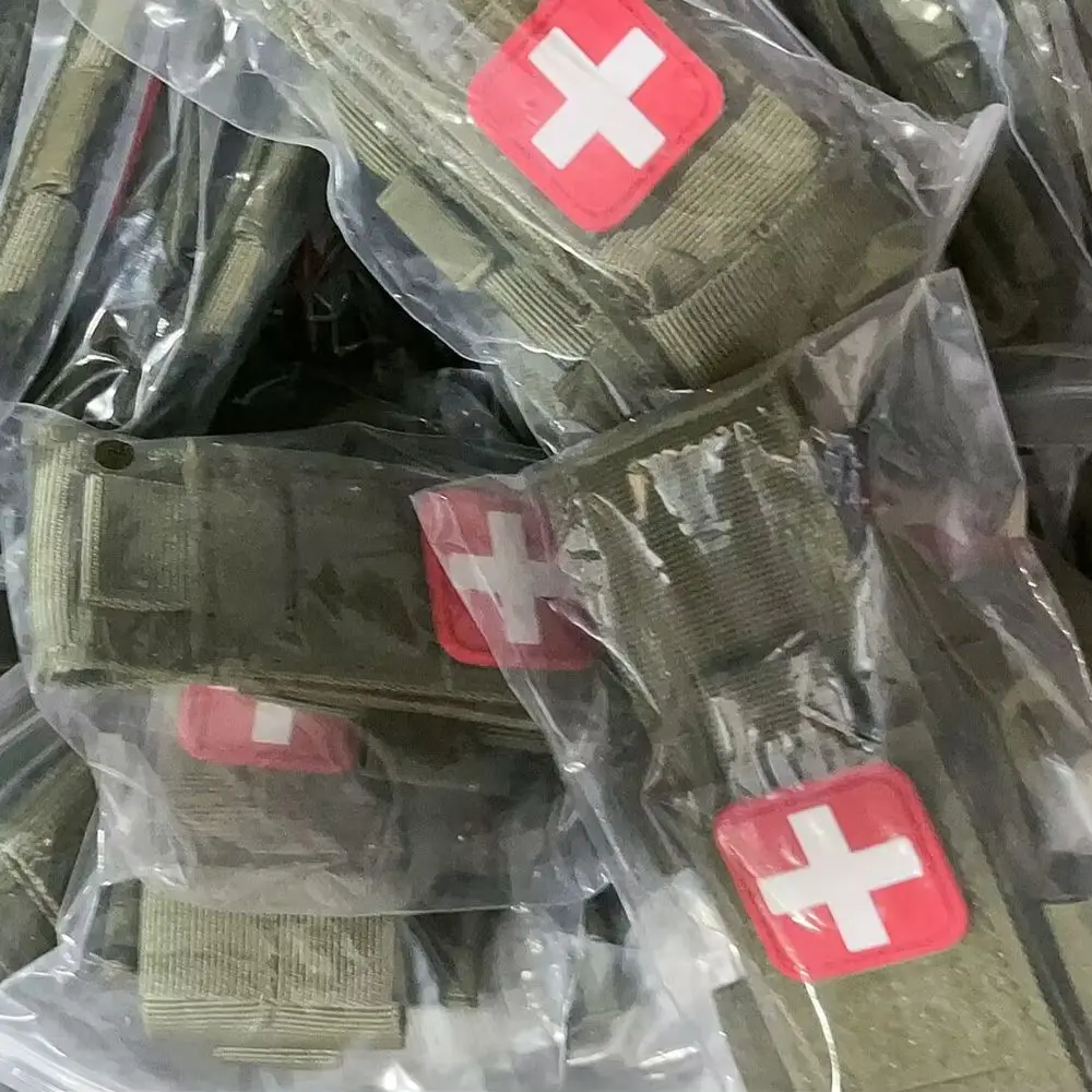 Equipo de supervivencia al aire libre, bolsa de soporte de torniquete MOLLE para senderismo, Camping, botiquín de primeros auxilios, equipo médico de rescate - imagen 5