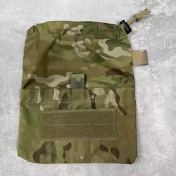 Bolsa impermeable con cordón de camuflaje/bolsa para chaleco (bolsa de utilidad) para senderismo al aire libre, camping