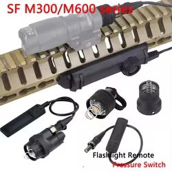 Surefire M300 M600 Cubierta interruptor presión táctica linterna caza
