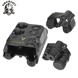 Caja de batería simulada SINAIRSOFT PEQ-16 para Airsoft AEG, caja de almacenamiento de batería de montaje en riel de 20mm para sistema Mini LiPo RIS RAS