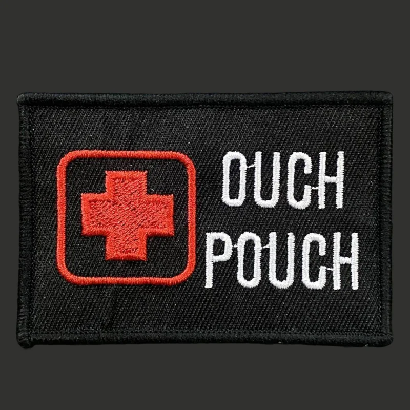 Ouch bolsa parche insignia de moral táctica bordado gancho y bucle mochila militar ropa accesorios decorativos pegatina brazalete