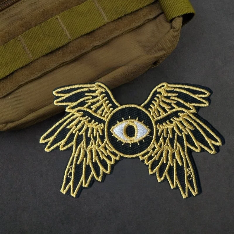 Christian Angel Embroidery Patch Tactical Vest Hook&Loop Morale Badge Backpack Decorative Stickers Armband Patches for Clothing - imagen 5