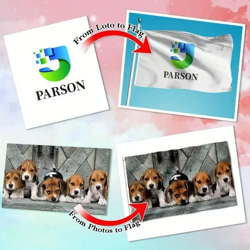 Bandera personalizada de 3 x 5 pies, cualquier diseño - imagen 5