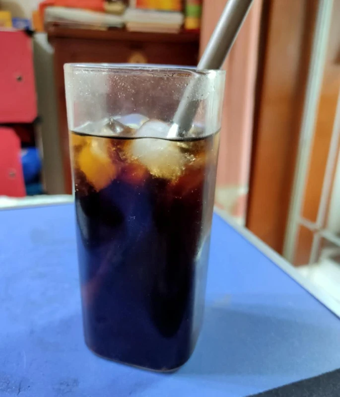 Pajita de titanio puro más gruesa y funda K, Metal saludable, resistente a altas temperaturas, 18CM, 1 unidad - imagen 2