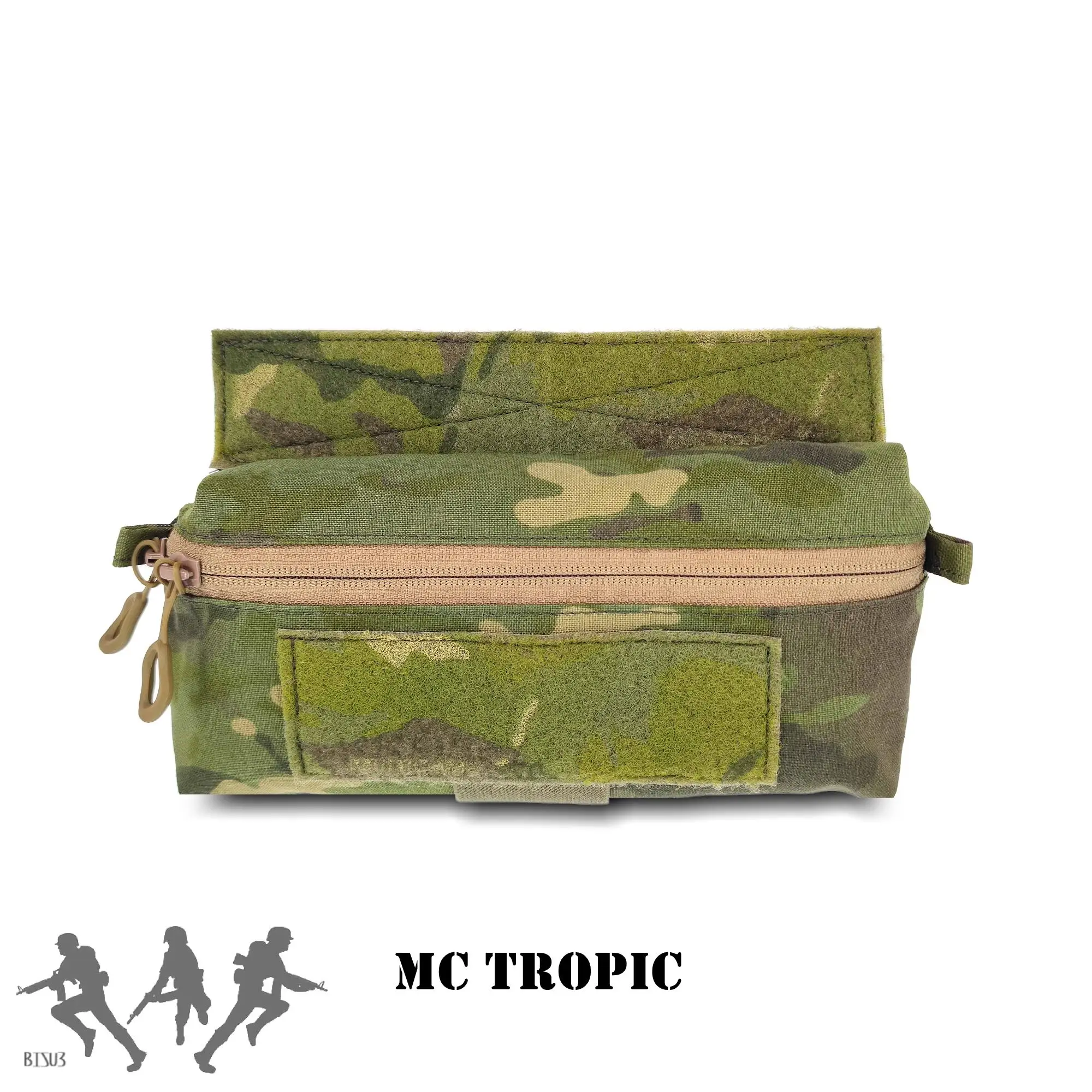 Bolsa táctica de Panel frontal para JPC AVS MK4/D3/FCPC, aparejo de pecho para chaleco de caza - imagen 3