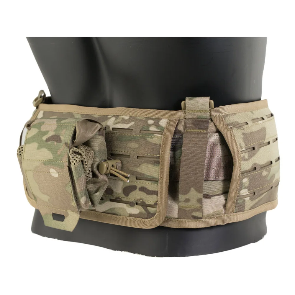 Bolsa táctica enrollable para volcar, bolsa de utilidad MOLLE de malla con cierre de cordón, soporte para revistas de munición - imagen 4