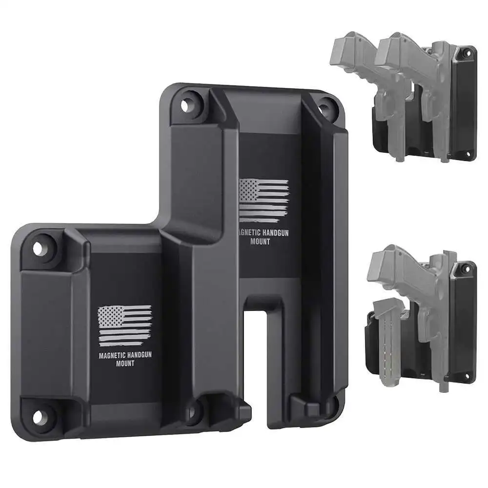 Funda de montaje de pistola magnética para Glock 17/19/26 Taurus, funda magnética Universal oculta para coche, accesorios Airsoft