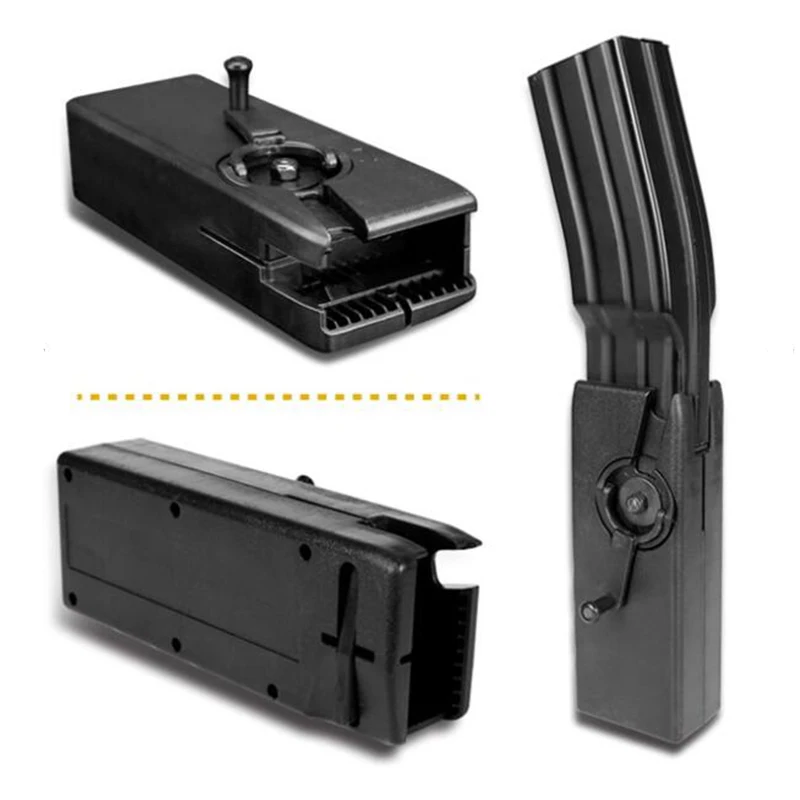 Paintball M4 BB cargador de velocidad 1000a manivela caja rápida para juegos de guerra caza portabalas tiro - imagen 3