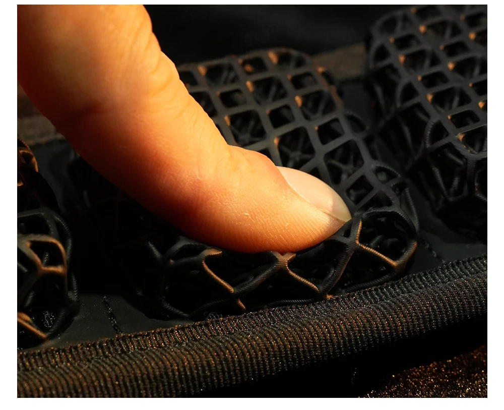 Almohadilla de sellado de cintura táctica ligera, hombreras de chaleco JPC transpirables de panal tridimensionales 3D, almohadilla para mochila al aire libre - imagen 4