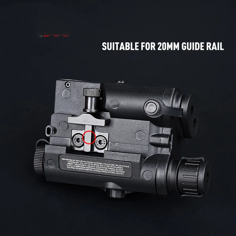 Indicador táctico Airsoft Wadsn PEQ-15 LA-5, punto rojo, verde, azul, con IR, luz LED, compatible con riel de 20MM, arma de caza, Láser de explorador - imagen 5