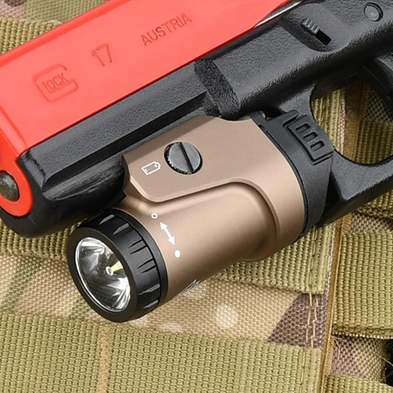 WADSN FOXTROT1X linterna colgante 800lm iluminación arma de caza pistola de aire luz de reconocimiento luz LED 20mm pista táctica - imagen 5