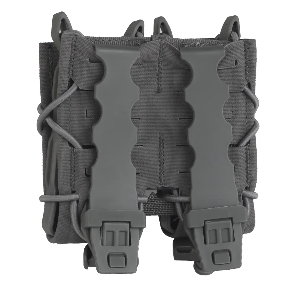 Tiger V2 Pistola Doble Mag Bolsa Pistola de mano 9 mm 10 mm.40.45.357 Porta revistas También para linterna EDC Airsoft - imagen 5
