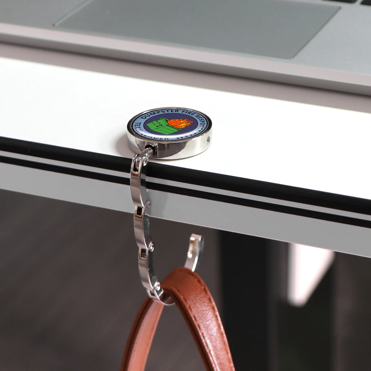 Ganchos para bolso de tortuga marina, soportes plegables de Metal para bolsa de mesa, colgadores portátiles para bolso, accesorios para médico y enfermera, ganchos antideslizantes - imagen 2