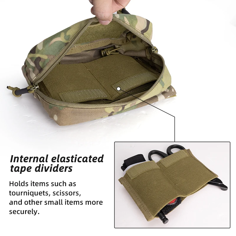 IDOGEAR-bolsa táctica, bolsa de basura, paquete de herramientas de transporte Abdominal, caza 3317-C - imagen 4