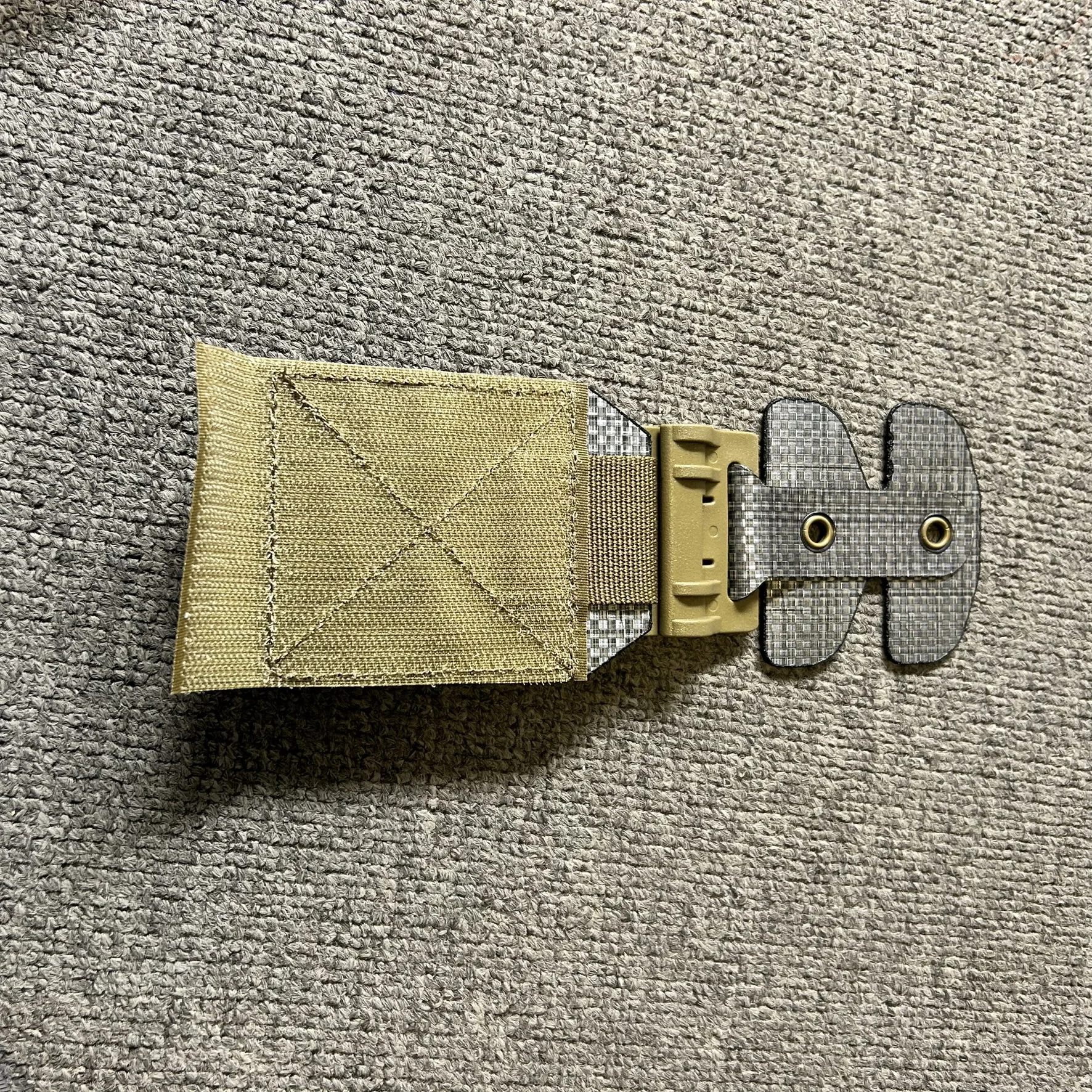 1 pieza ferro 3 pulgadas АС cinturón de asalto hebilla adaptadora de montaje lateral - imagen 2