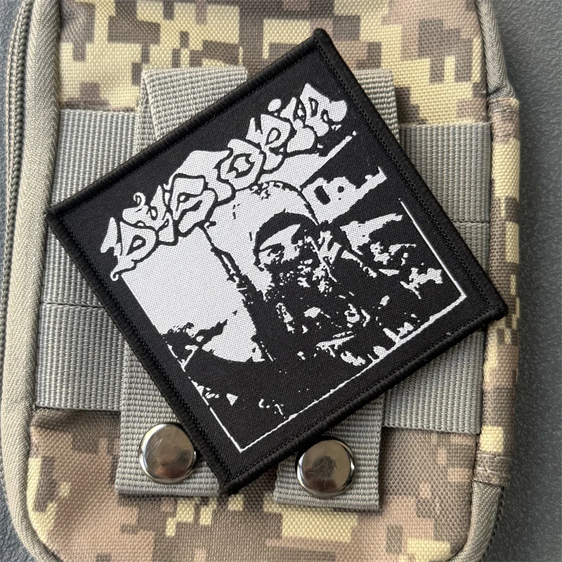 Parche táctico Punk, insignia con estampado de moral militar, gancho y bucle, mochila, ropa, accesorios decorativos, pegatina, brazalete - imagen 3