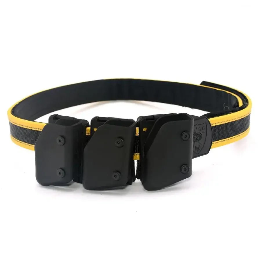 Cinturón táctico IPSC, combinación perfecta con funda, bolsa para revista de velocidad, conjunto de tiro de competición, cinturón amarillo, funda Mag - imagen 2