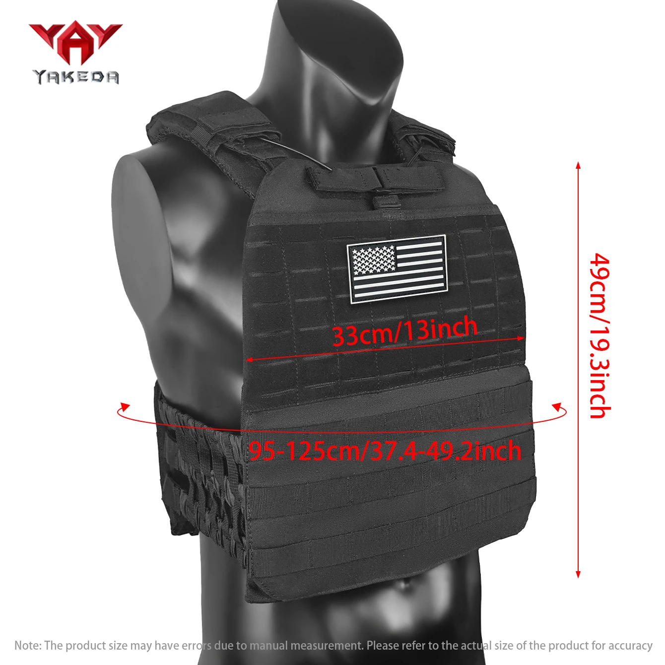 Chaleco de caza YAKEDA, multifuncional, resistente al desgaste, práctico sistema de expansión MLLOE de área grande - imagen 5