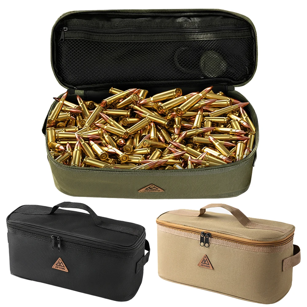 Bolsa de almacenamiento de balas de munición táctica, bolsa portadora de municiones portátil, bolso de munición, pistola, Rifle, bolsa de rango, bolsa de herramientas EDC de utilidad