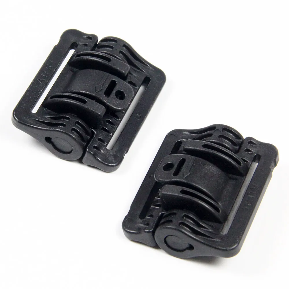 Hebillas de liberación rápida para chaleco táctico, accesorios de correas de hombro, hebillas de fijación, 1 par - imagen 2