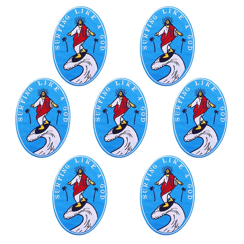 Parches de constelaciones para ropa, parches de Libra para planchar para ropa, parche bordado de Piscis, insignias adhesivas DIY, 10 unids/lote, 12 unidades - imagen 4