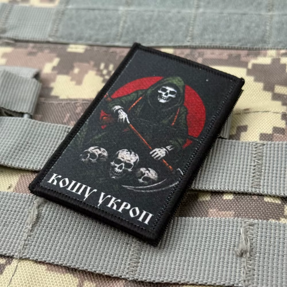 Parche táctico chevron moral con velcro y bordado militar - imagen 5