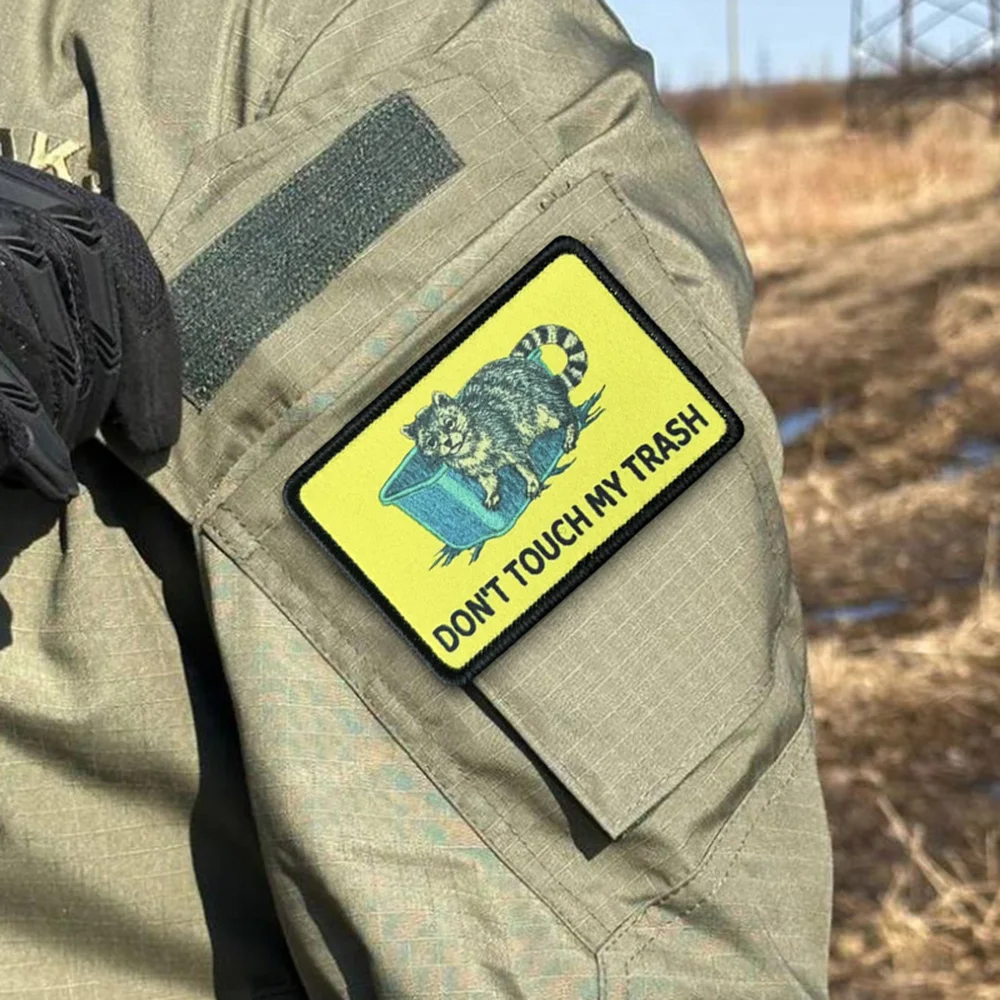 Parche táctico de gato de dibujos animados, parches de gancho y bucle, insignia de moral militar, brazalete del ejército, pegatinas para mochila