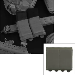 Bolsa para revistas MOLLE de doble función, paquete táctico Universal elástico ligero