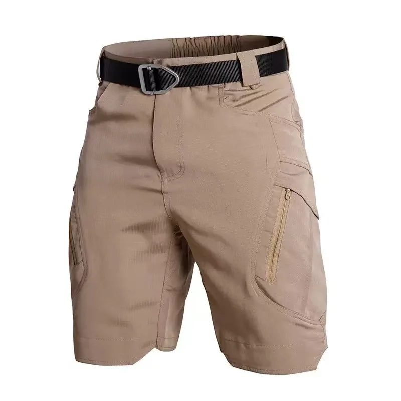 Pantalones cortos tácticos de carga al aire libre para hombre, pantalones cortos de combate urbanos impermeables para verano, senderismo, Camping, senderismo, escalada, deportes al aire libre