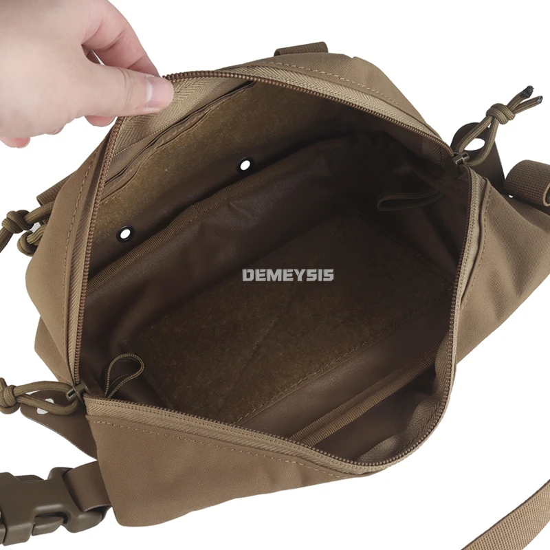 Bolsa táctica de cintura portaplacas abdominal multiusos senderismo - imagen 4