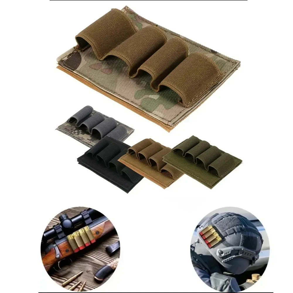 Bolsa para munición de culata de escopeta, bandolera con soporte de concha, portador de balas táctico para equipo de caza y tiro - imagen 5