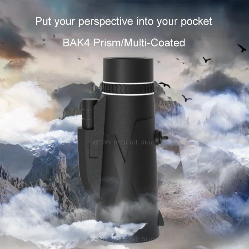 80x100 Zoom 50000M HD Bak4 binoculares potentes portátiles telescopio profesional de largo alcance Monocular caza - imagen 3