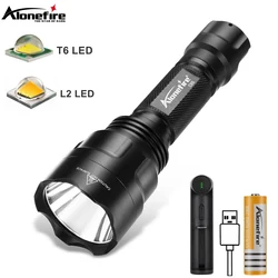 Linterna táctica LED ultrabrillante militar IP68 resistente agua