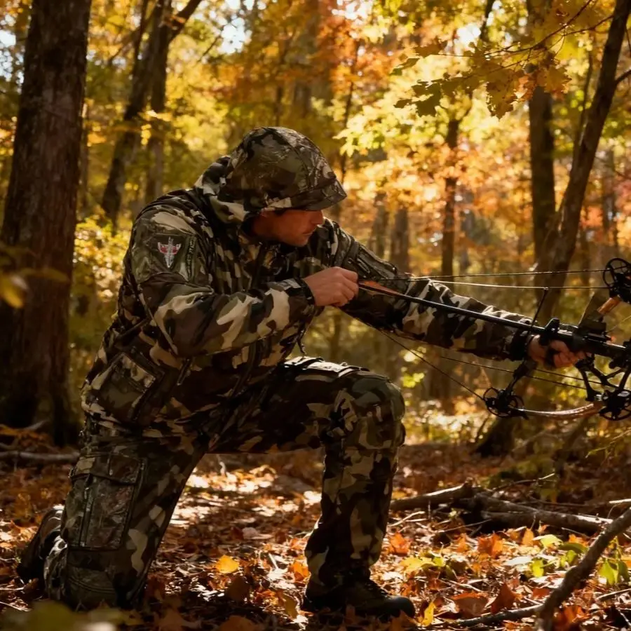 Traje tipo jersey con aislamiento e impermeabilización para fines de entrenamiento. Adecuado para acampar, caminar y cazar al aire libre. - imagen 2