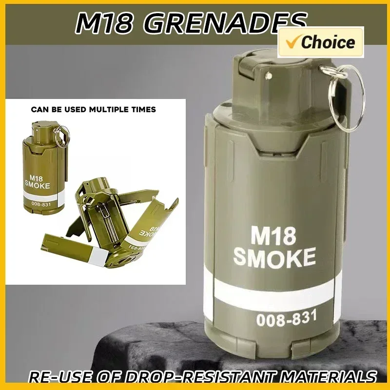 Material de nailon reutilizable, juguetes de Granada explosivos, modelo M67, mina de ráfaga, Granada de agua que rebota, Granada de humo y otros - imagen 2