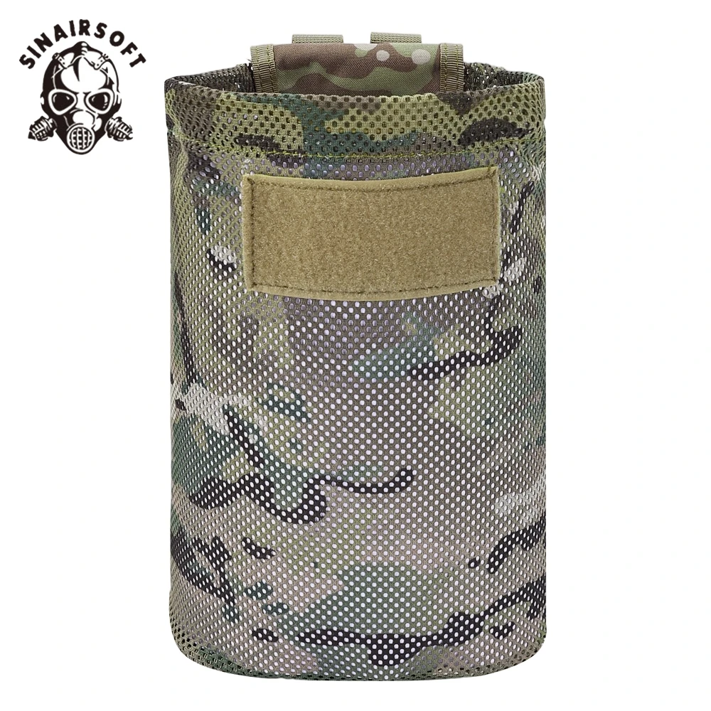 Nueva bolsa táctica Molle plegable para reciclaje de revistas, bolsa plegable para herramientas de nailon para caza al aire libre, Airsoft, Paintball - imagen 4