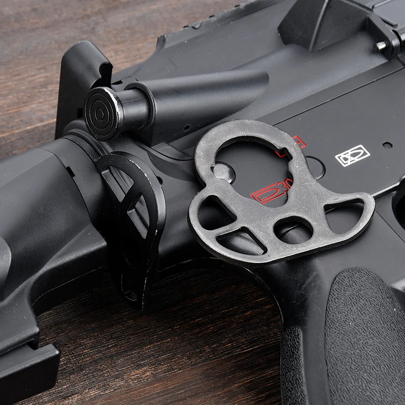 AEG QD-hebilla de correa de Metal, anillo redondo de mariposa, eslinga GBB Heart Troy, hebilla de correa, equipo táctico, accesorio de pistola de juguete Airsoft